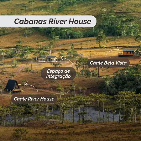 Cabanas River House Urubici - Chale River House E Chale Bela Vista Exterior foto